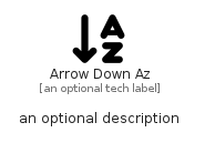 illustration for ArrowDownAZ