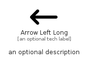 illustration for ArrowLeftLong