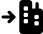 illustration of fontawesome/Solid/ArrowRightToCity
