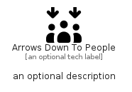illustration for ArrowsDownToPeople