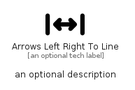 illustration for ArrowsLeftRightToLine
