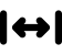 illustration of fontawesome/Solid/ArrowsLeftRightToLine