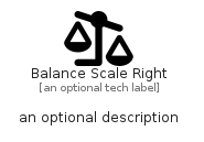 illustration for BalanceScaleRight