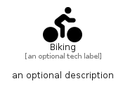 illustration for Biking