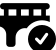 illustration of fontawesome/Solid/BridgeCircleCheck