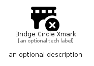 illustration for BridgeCircleXmark