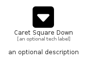 illustration for CaretSquareDown