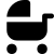 illustration of fontawesome/Solid/CarriageBaby