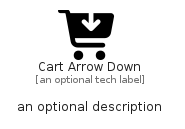 illustration for CartArrowDown