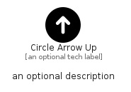 illustration for CircleArrowUp