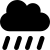 illustration of fontawesome/Solid/CloudShowersHeavy