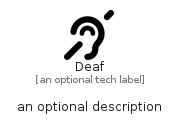 illustration for Deaf