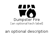 illustration for DumpsterFire