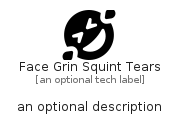 illustration for FaceGrinSquintTears
