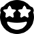 illustration of fontawesome/Solid/FaceGrinStars