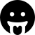 illustration of fontawesome/Solid/FaceGrinTongue