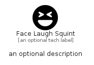 illustration for FaceLaughSquint