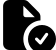 illustration of fontawesome/Solid/FileCircleCheck