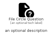 illustration for FileCircleQuestion
