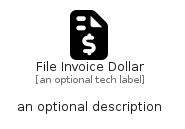 illustration for FileInvoiceDollar