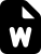 illustration of fontawesome/Solid/FileWord