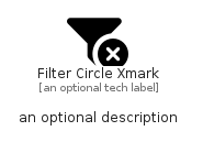 illustration for FilterCircleXmark