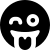 illustration of fontawesome/Solid/GrinTongueWink