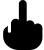 illustration of fontawesome/Solid/HandMiddleFinger