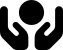 illustration of fontawesome/Solid/HandsHoldingCircle