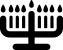 illustration of fontawesome/Solid/Hanukiah