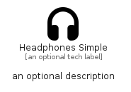 illustration for HeadphonesSimple