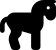 illustration of fontawesome/Solid/Horse