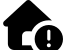 illustration of fontawesome/Solid/HouseCircleExclamation