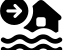 illustration of fontawesome/Solid/HouseFloodWaterCircleArrowRight