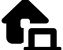 illustration of fontawesome/Solid/HouseLaptop