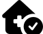 illustration of fontawesome/Solid/HouseMedicalCircleCheck