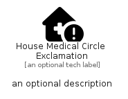 illustration for HouseMedicalCircleExclamation