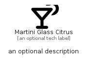 illustration for MartiniGlassCitrus