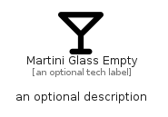 illustration for MartiniGlassEmpty