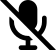illustration of fontawesome/Solid/MicrophoneSlash