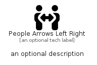 illustration for PeopleArrowsLeftRight