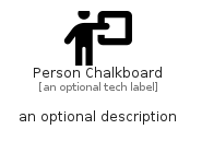 illustration for PersonChalkboard