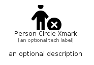 illustration for PersonCircleXmark