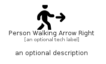 illustration for PersonWalkingArrowRight