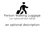 illustration for PersonWalkingLuggage