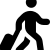illustration of fontawesome/Solid/PersonWalkingLuggage