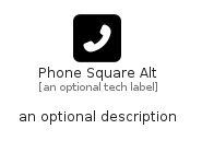 illustration for PhoneSquareAlt