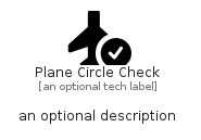 illustration for PlaneCircleCheck