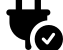 illustration of fontawesome/Solid/PlugCircleCheck