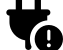 illustration of fontawesome/Solid/PlugCircleExclamation